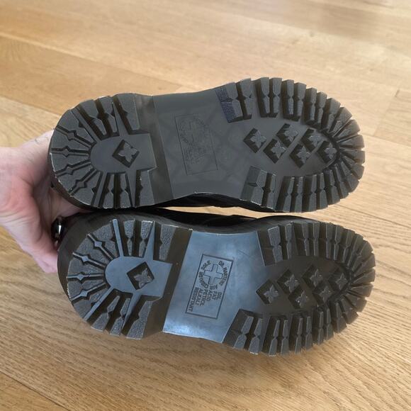 Dr. Martens - Jadon Hardware Max Milled Napa Leather Platform Buckle Boots Black - Picture 8 of 8